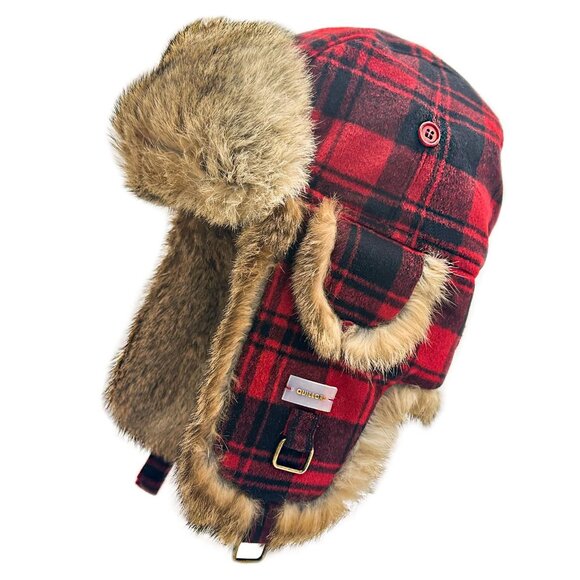 Genuine Rabbit Fur Trapper Hat Classic Ushanka Design Unisex Winter Essential main image 6